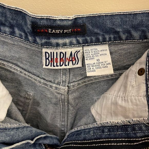 Sz 10 Vintage Bili‎ Blass Jean Shorts - Picture 3 of 3